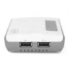 DIGITUS 2-Port USB 2.0 WLAN-Netzwerkserver NAS USB-Hub Druckserver