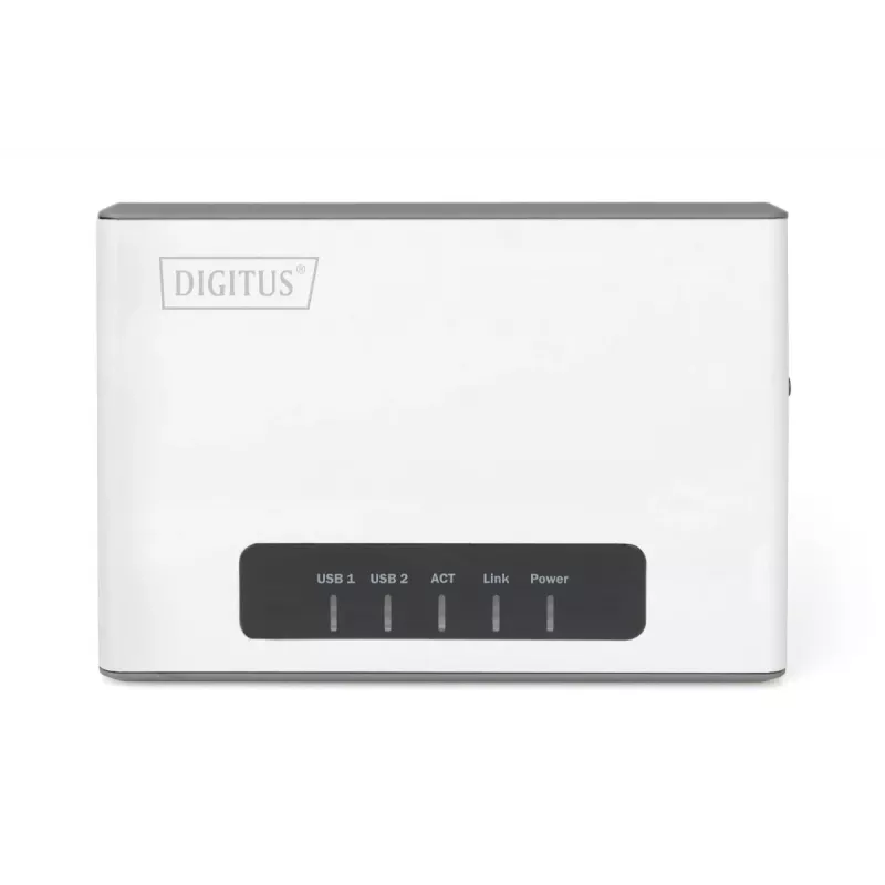 DIGITUS 2-Port USB 2.0 WLAN-Netzwerkserver NAS USB-Hub Druckserver