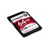 Kingston Technology 64GB Canvas React Plus SDXC UHS-II 300R/260W U3 V90 für Full HD/4K/8K