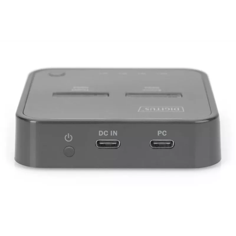 Digitus Dual M.2 NVMe SSD Docking Station USB-C Offline Clone Funktion