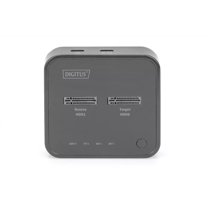 Digitus Dual M.2 NVMe SSD Docking Station USB-C Offline Clone Funktion
