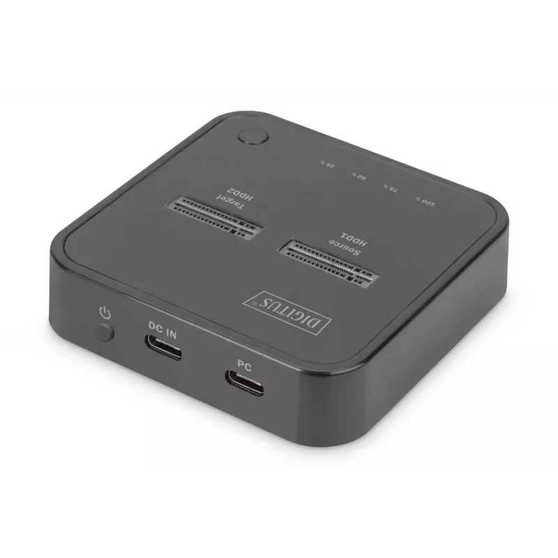 Digitus Dual M.2 NVMe SSD Docking Station USB-C Offline Clone Funktion