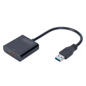 DIGITUS USB 3.0 zu HDMI Adapter Eingang USB, Ausgang HDMI, Auflösung bis zu 1080p