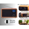 Tragbares Radio Adler AD 1184 mit DAB+/FM/AM Digitaltuner, Bluetooth 5.0, 15W, SD/USB, Wecker, Schwarz/Holz