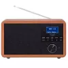 Tragbares Radio Adler AD 1184 mit DAB+/FM/AM Digitaltuner, Bluetooth 5.0, 15W, SD/USB, Wecker, Schwarz/Holz