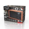 Tragbares Radio Adler AD 1184 mit DAB+/FM/AM Digitaltuner, Bluetooth 5.0, 15W, SD/USB, Wecker, Schwarz/Holz