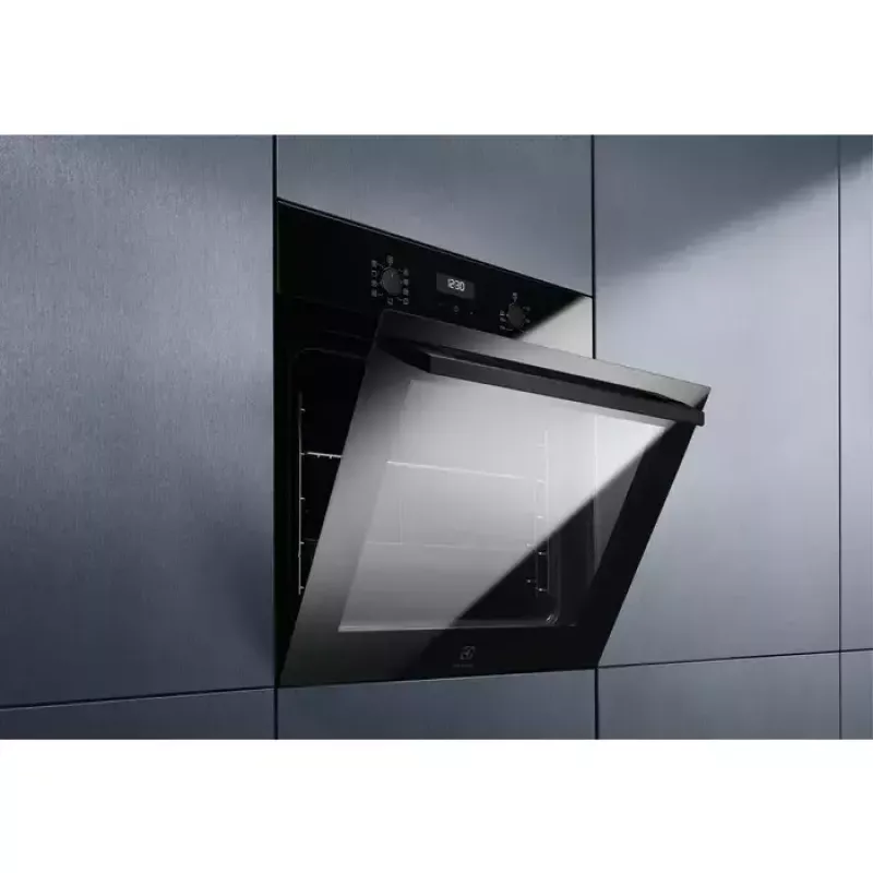 Einbau-Elektrobackofen Electrolux EOF5C50BZ, 65 L, katalytische Reinigung, 8 Programme, Klasse A, schwarz