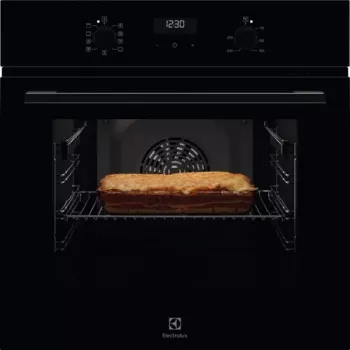 Einbau-Elektrobackofen Electrolux EOF5C50BZ, 65 L, katalytische Reinigung, 8 Programme, Klasse A, schwarz