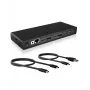 ICY BOX IB-DK2245AC Kabelgebunden USB 3.2 Gen 1 (3.1 Gen 1) Type-C Schwarz