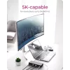 ICY BOX IB-DK2245AC Kabelgebunden USB 3.2 Gen 1 (3.1 Gen 1) Type-C Schwarz
