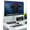 ICY BOX IB-DK2245AC Kabelgebunden USB 3.2 Gen 1 (3.1 Gen 1) Type-C Schwarz