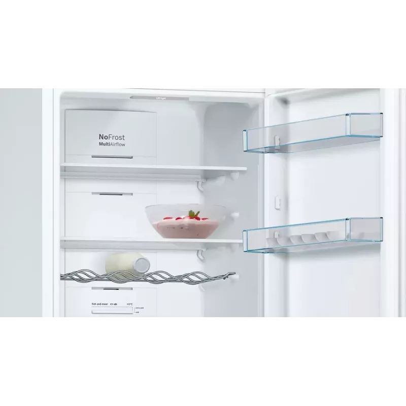 Bosch Serie 4 KGN36VWED Kühl-Gefrierkombination freistehend 326 L Weiß