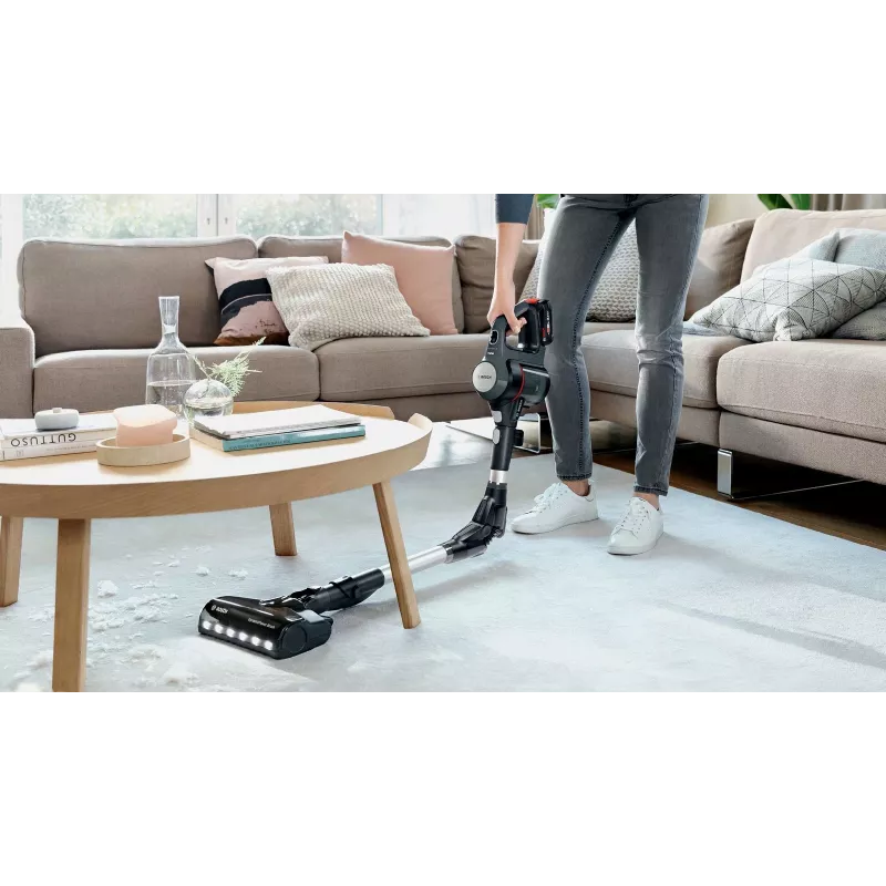 Bosch BBS712A Akku-Staubsauger/Elektrobesen 2-in-1 Stabstaubsauger Akku Trocken Hygiene Filter Beutellos 0,3 L Graphit