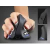Kabellose vertikale Maus MEDIA-TECH MT1123, schwarz, 2400 DPI, 5 Tasten, RF-USB-Empfänger