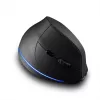 Kabellose vertikale Maus MEDIA-TECH MT1123, schwarz, 2400 DPI, 5 Tasten, RF-USB-Empfänger