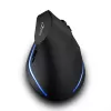 Kabellose vertikale Maus MEDIA-TECH MT1123, schwarz, 2400 DPI, 5 Tasten, RF-USB-Empfänger