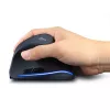 Kabellose vertikale Maus MEDIA-TECH MT1123, schwarz, 2400 DPI, 5 Tasten, RF-USB-Empfänger