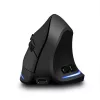 Kabellose vertikale Maus MEDIA-TECH MT1123, schwarz, 2400 DPI, 5 Tasten, RF-USB-Empfänger