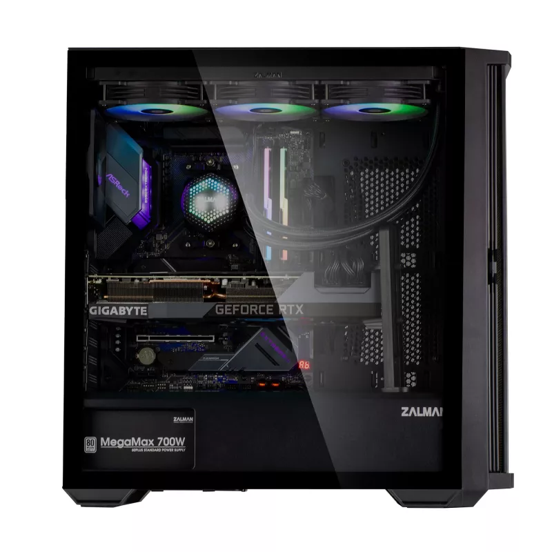 Zalman Z10 Computergehäuse Midi-Tower Schwarz