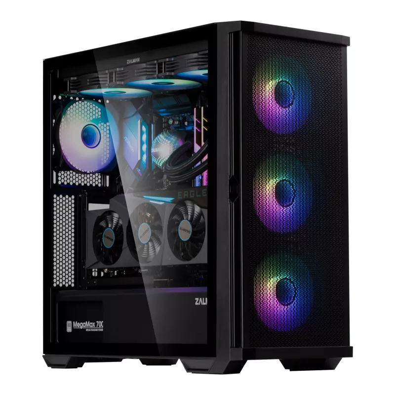 Zalman Z10 DUO PC-Gehäuse Midi Tower Schwarz