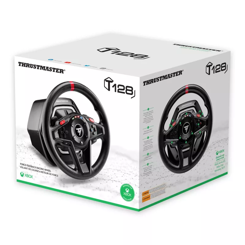 Thrustmaster T128 Schwarz USB Steering wheel + Pedals Analogue PC 4460184