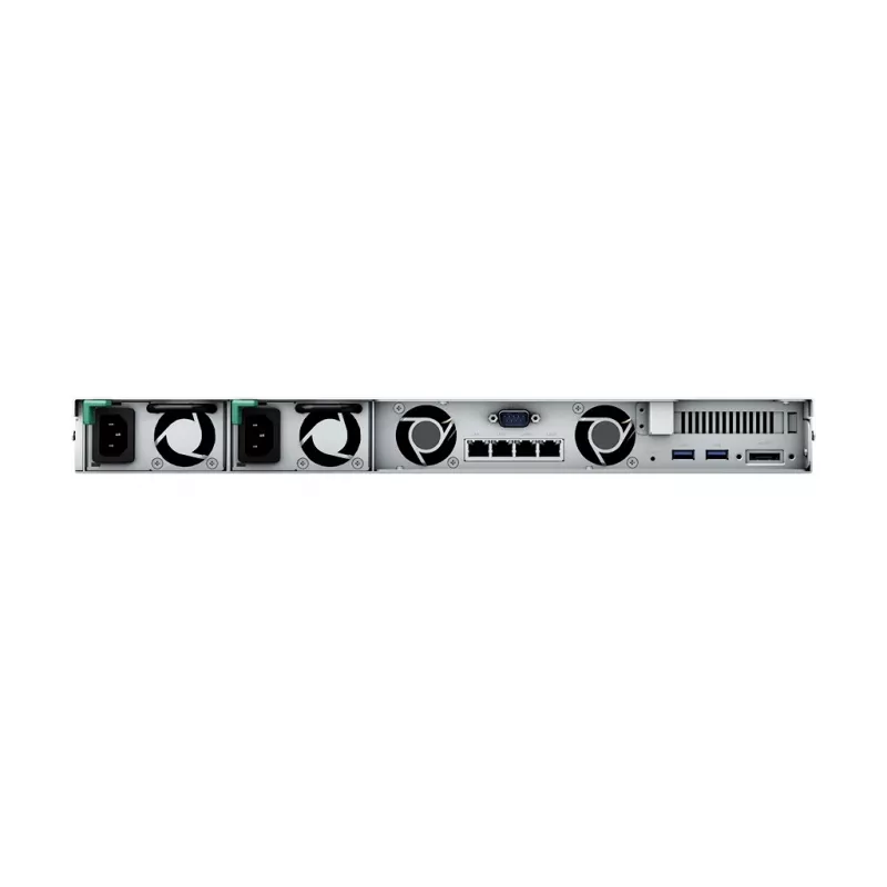 SYNOLOGY Rack Station RS822RP+ 1U 4-Bay NAS Server Barebone mit redundantem Netzteil