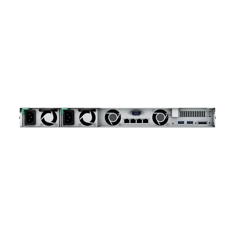 SYNOLOGY Rack Station RS822RP+ 1U 4-Bay NAS Server Barebone mit redundantem Netzteil