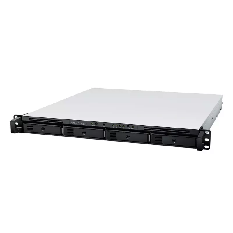 SYNOLOGY Rack Station RS822RP+ 1U 4-Bay NAS Server Barebone mit redundantem Netzteil