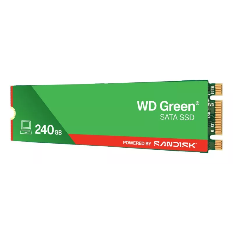 WESTERN DIGITAL SSD – WD Green – 240 GB – SATA 6 Gb/s – M.2 2280