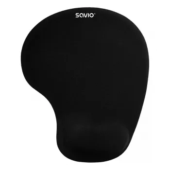 Mauspad SAVIO MP-01B Gel-Handgelenkauflage 3 mm Dicke 230×190 mm schwarz