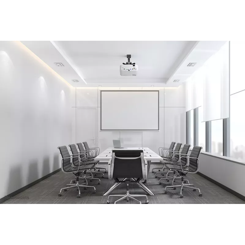 Neomounts CL25-530BL1 Beamer-Deckenhalterung - Höhe 25,5 cm - einfache Installation - voll bewegungsfähig