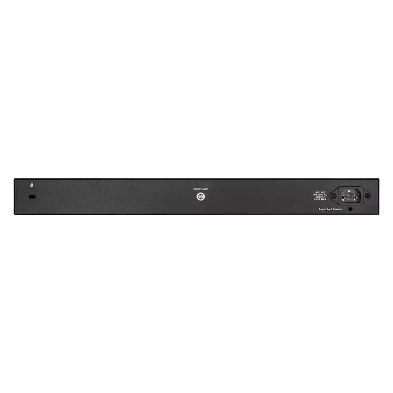Verwaltbarer L2 Gigabit PoE Switch D-Link DGS-1210-24P — 24x 10/100/1000 RJ-45, IEEE 802.3af/at, 56 Gbit/s, Rack-Montage, schwarz