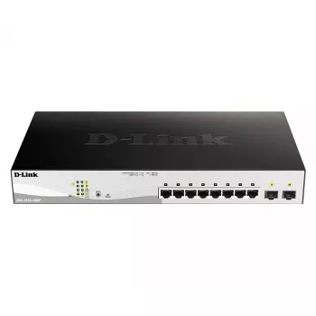 D-Link DGS-1210-52MP Managed L2 Gigabit Ethernet (10/100/1000) Power over Ethernet (PoE) Schwarz, Grau