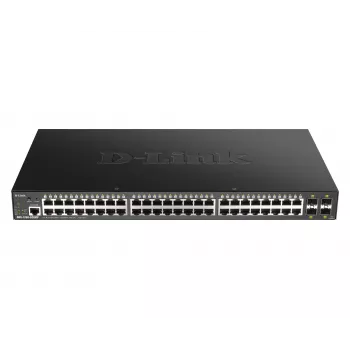 D-Link 48-Port Gigabit Smart Managed Switch mit 4 x 10G SFP+, 370 Watt
