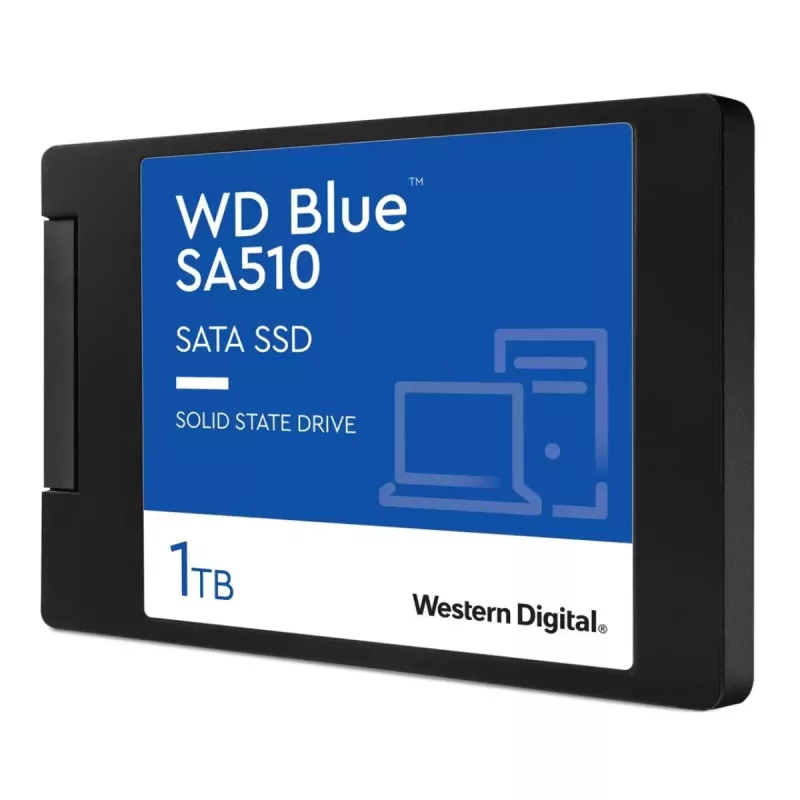 WESTERN DIGITAL SSD - WD Blue SA510 - 1 TB - SATA 6 Gb/s - 2,5 Zoll - 7 mm Gehäuse