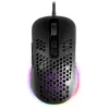 Gaming-Maus DEFENDER SHEPARD GM-620L — optisch, beidhändig/rechtshändig, bis zu 12800 DPI, 6–7 Tasten, USB Typ-A, schwarz, 1,7 m Kabel