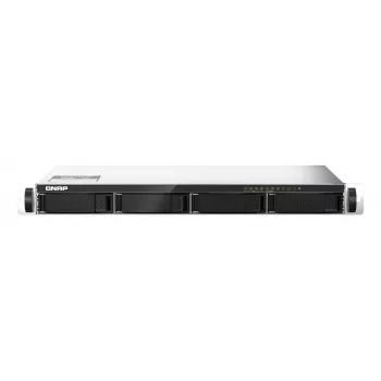 QNAP TS-435XEU NAS Rack (1U) Marvell CN9131 4 GB DDR4 0 TB QNAP QTS Schwarz, Grau