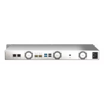 QNAP TS-435XEU NAS Rack (1U) Marvell CN9131 4 GB DDR4 0 TB QNAP QTS Schwarz, Grau