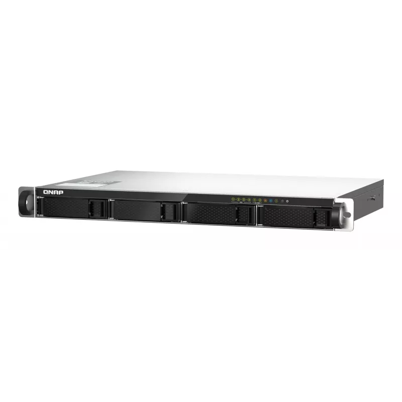 QNAP TS-435XEU NAS Rack (1U) Marvell CN9131 4 GB DDR4 0 TB QNAP QTS Schwarz, Grau