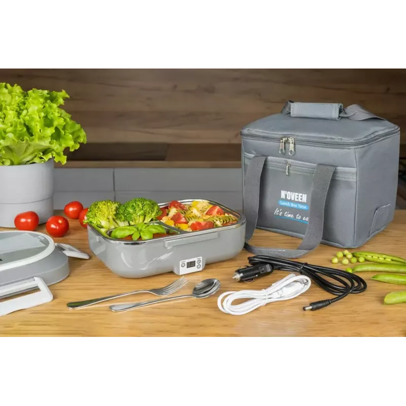 Noveen LB640 elektrische Lunchbox, Dunkelgrau