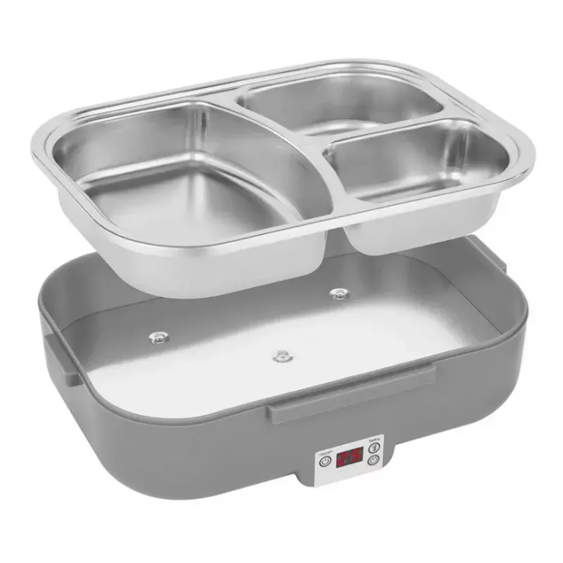 Noveen LB640 elektrische Lunchbox, Dunkelgrau