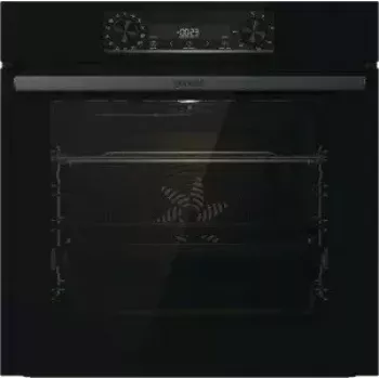 Einbau-Backofen Gorenje BOS6737E06FBG — 77 L multifunktional, EcoClean, Dampf, Umluft, mechanische Steuerung, 59,5×59,5 cm, schwarz