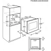 Einbau-Solomikrowelle Electrolux LMS2203EMK, 700 W, 5 Leistungsstufen, 24,5 cm Drehteller, LED-Anzeige, Edelstahlinnenraum, schwarz