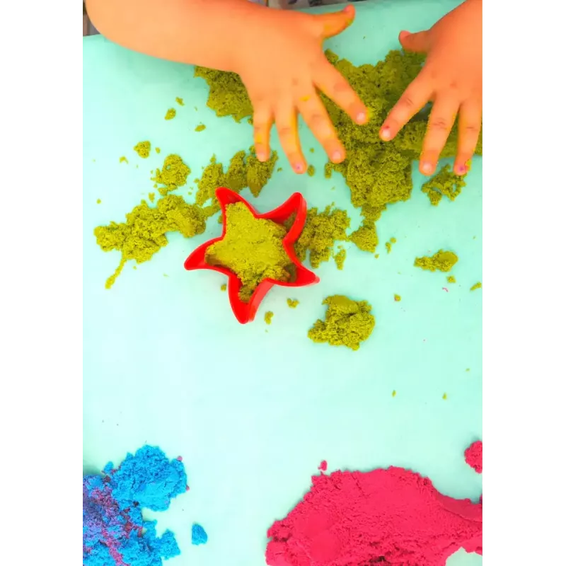 Kinetischer Sand für Kinder Tuban DYNAMIC SAND SET – FARM Mehrfarbig