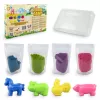 Kinetischer Sand für Kinder Tuban DYNAMIC SAND SET – FARM Mehrfarbig