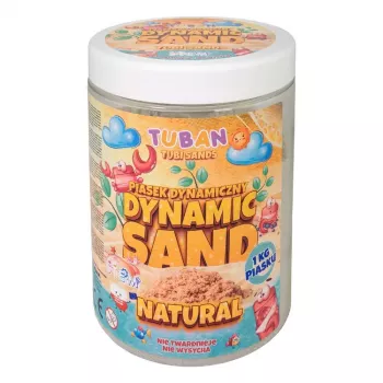 Kinetischer Kindersand Tuban DYNAMIC SAND NATURAL 1 kg 3 Jahre