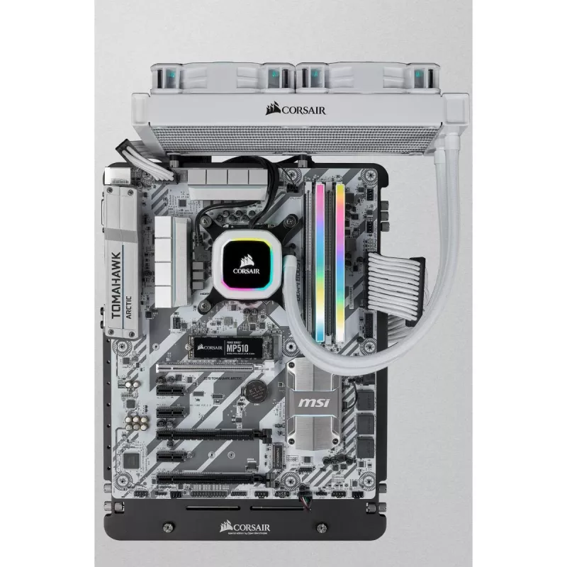 CORSAIR Arbeitsspeicher 32GB DDR4 3200MHz C16 (2x16GB) Vengeance RGB Pro Weiß