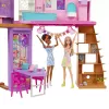 Barbie Ferienhaus Spielset mit über 30 Teilen, Spielzeug für Kinder ab 3 Jahren