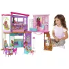 Barbie Ferienhaus Spielset mit über 30 Teilen, Spielzeug für Kinder ab 3 Jahren