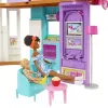 Barbie Ferienhaus Spielset mit über 30 Teilen, Spielzeug für Kinder ab 3 Jahren